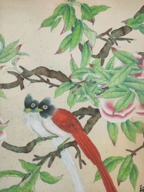 王蒙画作鸟语花香