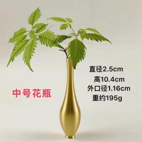 纯铜花瓶摆放件桌面铜花瓶装饰仿古花器金属客厅插花摆设小花瓶收藏，君子兰大号铜花瓶168元，此价为中号铜花瓶，看好拍，美品如图。                                                          
  小店诚信交友。亲们看到喜欢的收藏下，需其它古玩摆件老货进店查看，不定时更新，欢迎亲们捡漏，不议价。诚信经营…