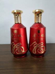 金六福祥福8酒瓶.