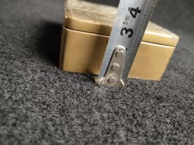 天师驱毒,铜印泥盒,或者墨盒,驱邪纳福,驱除一切牛鬼蛇神,纳福迎祥,比较厚重,品相完整。