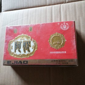 山东阿胶山东平阴阿胶厂出品 1991年东阿镇阿胶内装500克【塑膜完好】