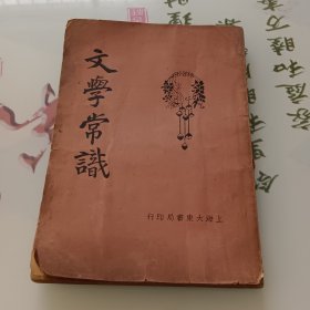 民国旧书 文学常识 上海大东书局