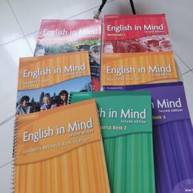 English in Mind Level 1 Student's Book+ Second edition student's Book starter+book2+book3