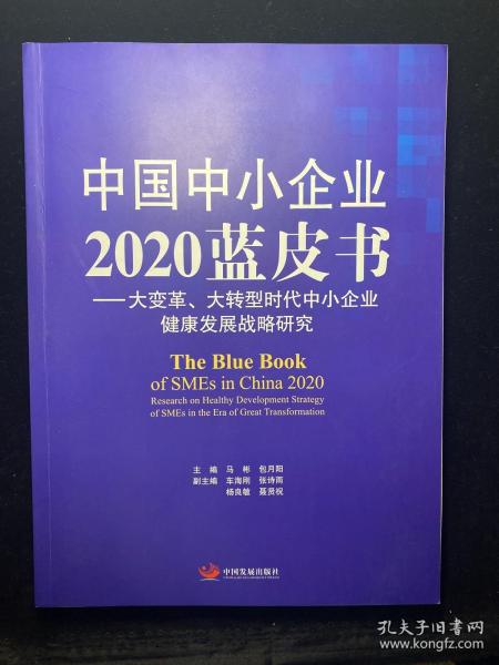 中国中小企业2020蓝皮书:大变革、大转型时代中小企业健康发展战略研究（含盘）