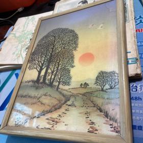 风景画框 老画框