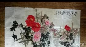 劉曉濤 四尺整張牡丹