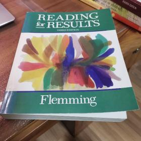 Reading for results[Third edition](阅读结果，第三版，美国原版图书，1986年印，美国亚洲基金会敬赠，9品左右品好)