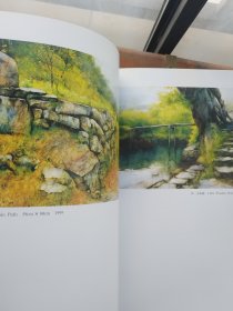 中国水彩画集，精装两册全套。仅印800册，品好难得