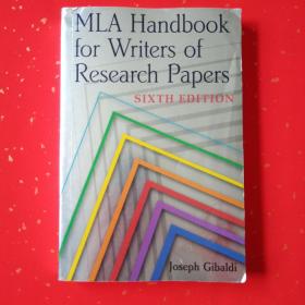 MLA Handbook for Writers of Research Papers