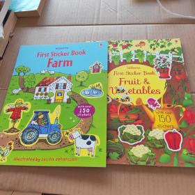 UsborneFirst Sticker Book (Farm ，Fruit&ueqetables)