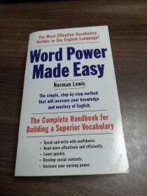 Word Power Made Easy: The Complete Handbook for Building a Superior Vocabulary 英文原版