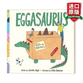 英文原版 Eggasaurus 恐龙蛋 书信式 精装绘本 英文版 进口英语原版书籍