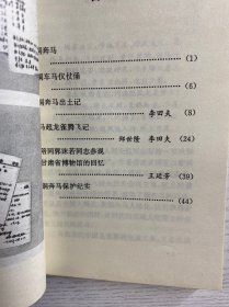 铜奔马出土记（正版如图、内页干净)