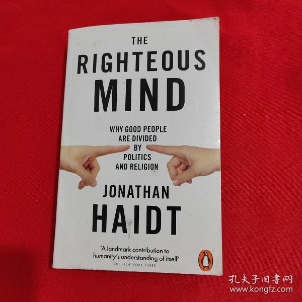 The Righteous Mind：Why Good People Are Divided by Politics and Religion