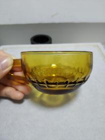 琥珀琉璃咖啡杯 老上海琉璃咖啡杯