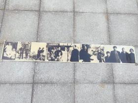 旧藏老照片 毛主席一家，照片清晰，保存完整，尺寸长2米15，宽31厘米