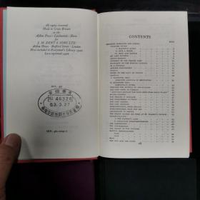 【英文原版书】「Everyman's Library No.41、42、502、964」Robert Browning's Poems and Plays（「人人文库第41、42、502、964号」《罗伯特·白朗宁的诗歌与戏剧》）