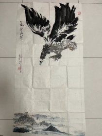 自娱斋保真销售：穆家麒。136*68。 穆家麒一生从事美术教育和创作，以西方美术史论、油画和玻璃镶嵌壁画名世。在全国美术界享有盛誉，他桃李满天下，是天津美术学院德高望重的老教授、老艺术家。 中国美术家协会会员、中国老教授协会会员、白雪石美术研究社名誉社长、长白山书画会名誉理事。以西方美术史论、油画和玻璃镶嵌壁画名世。