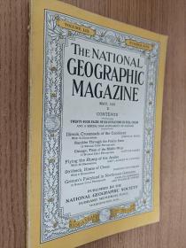 现货The national geographic美国国家地理1931年5月 附赠伊利诺伊州地图一张