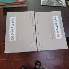 蔡忠烈公遗集 全二册 晋江文库 道光原版影印