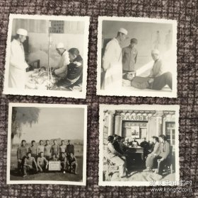 上世纪五六十年代，发展合作医疗全民大办红医村4张老照片原照