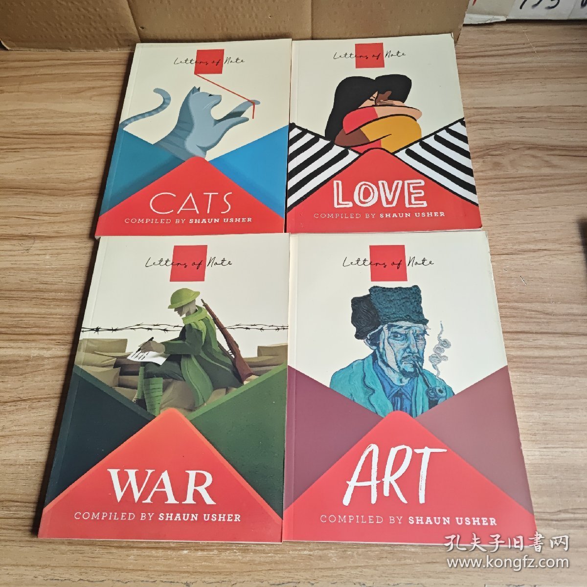 LETTERS OF NOTE:LOVE CATS ART WAR（四本合售）书名以图片为准