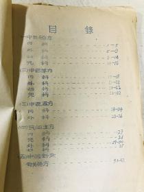 1959年油印本 甘肃清水回族自治县中医经验方采风集 32页（甘肃清水县张家川县名老中医秘方献方，刘中元，刘九思，郭凤楼，马书田，马丙炎，马上达，马效图，崔正清等名医）原版旧书 特殊珍贵资料 售后不退