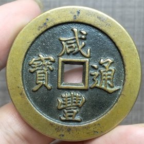 21091.咸丰通宝背二十