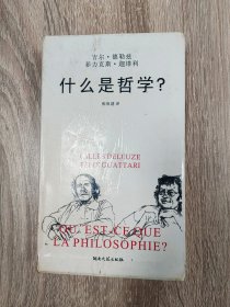 私藏精装 什么是哲学？卡夫卡——为弱势文学而作 吉尔德勒兹、菲力克斯迦塔利 著 张祖建译 午夜文丛 湖南文艺出版社2007年一版一印 仅印5000册