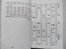 印刷通用汉字字形表 （1964年5月，64开），江苏省盐城专署文教处翻印