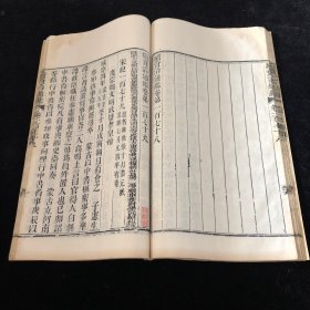 清嘉庆间冯氏刻同治八年江苏书局递修本  续资治通鉴 ，字口清晰，摹印精美.刊刻极佳 卷178.179 超大白纸本