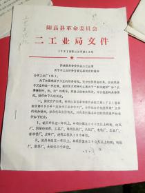 阳高县革命委员会＝工业局关于手工业财务方面几项规定的通知1973年