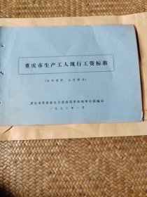 重庆市生产工人工資
