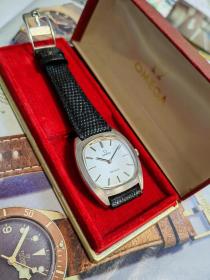 ❤欧米茄带原盒❤世界名表古董瑞士表OMEGA鲍鱼款中古手动机械表腕表