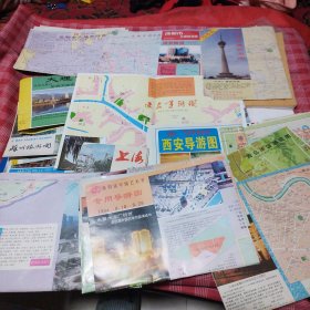 90年代旅游地图17张