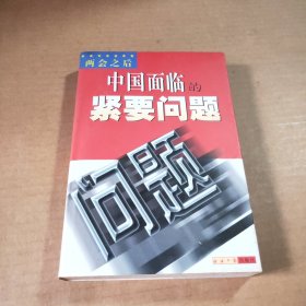 中国面临的紧要问题