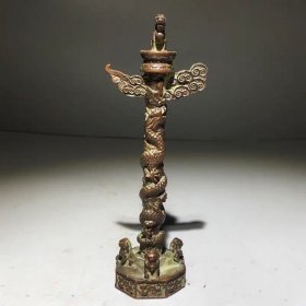 天安门神龙柱铜摆件