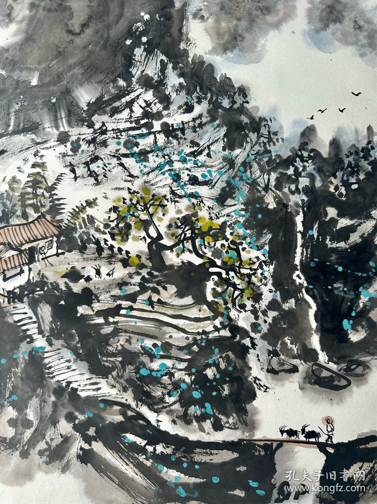 陈作丁（1922-2010),四川永川人，吕凤子弟子