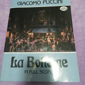 La Boheme in Full Score(Dover Music Scores)
