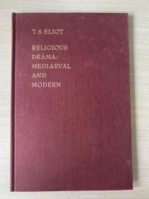 T.S.Eliot艾略特签名本 Religious Drama:Mediaeval and Modern