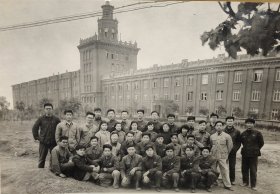 建国早期黑龙江风景老照片哈尔滨工业大学老照片(有时代标语，时代特征明显，意见仅供参考，购者自辨)