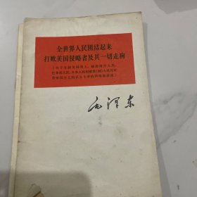 全世界人民团结起来打败美国侵略者及其一切走狗