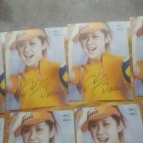 张娜拉肖像签名10张（如需购买单张请联系客服）