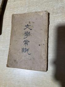 文学常识（上海大中书局中华民国1929年版）