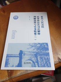 最高人民法院民事诉讼法司法解释理解适用与实务精要（一）