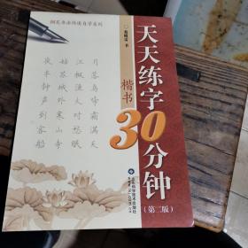 钢笔书法快速自学系列：天天练字30分钟·楷书（第2版）