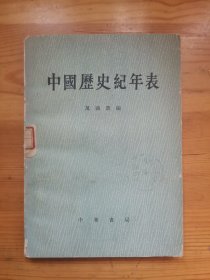 中国历史纪年表