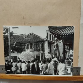 老照片 : 夫子庙“得月楼”18cmx13cm