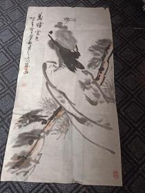 低价处理画片……国画:义薄云天(99*51cm)