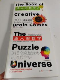 迷人的数学：315个烧脑游戏玩通数学史+迷人的数学2 激发你的创意大脑【2本合售】